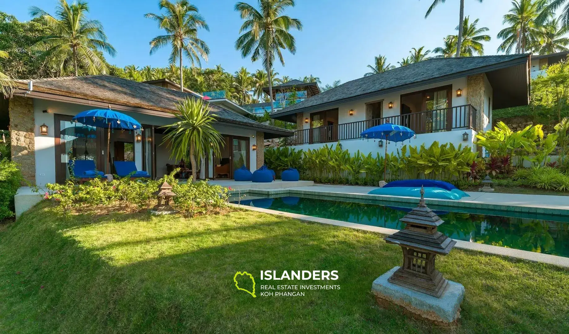 3 superbes villas à vendre près de la plage de Lamai