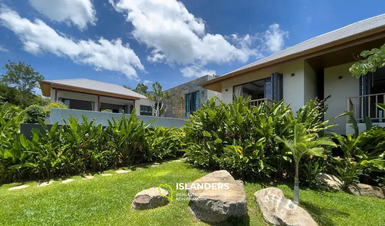 Villa de 4 chambres avec piscine à Plai Laem sur un immense terrain paysagé