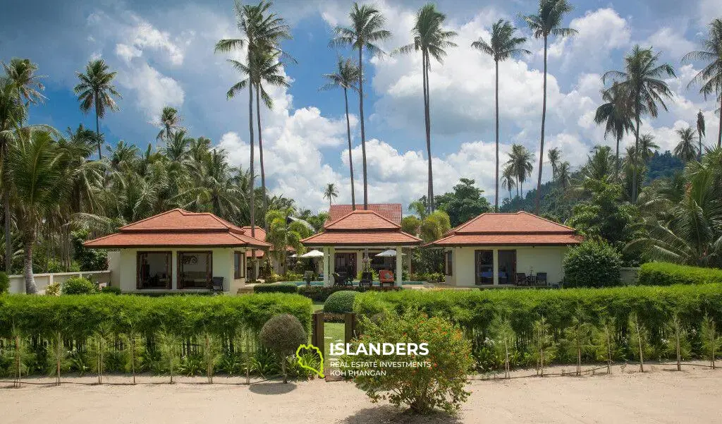 Villa 4 chambres avec piscine en bord de mer à Na Muang et grand jardin