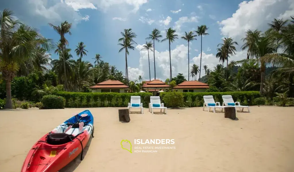 Villa 4 chambres avec piscine en bord de mer à Na Muang et grand jardin