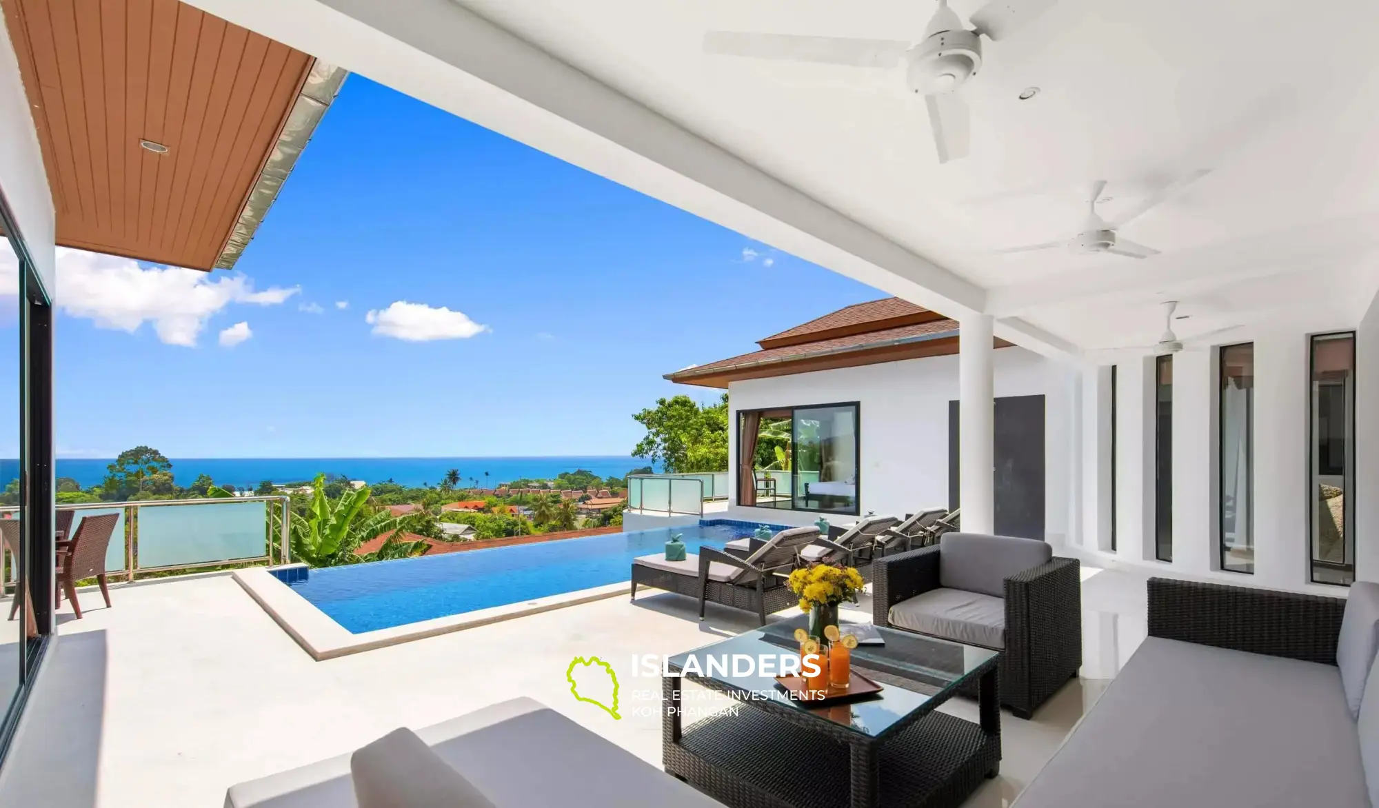 Immense, 4 chambres, 4 salles de bains Lamai Seaview Pool Villa