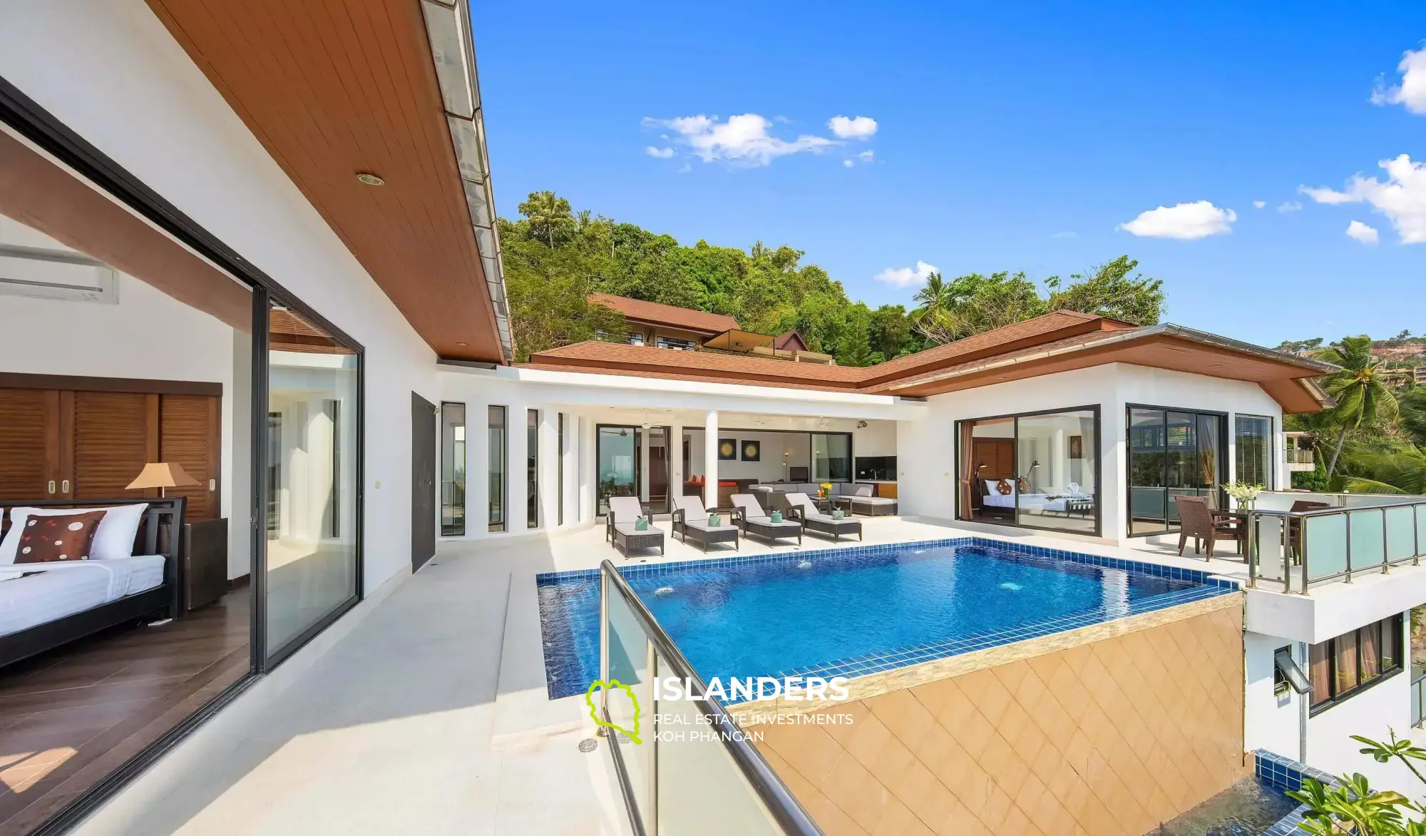 Immense, 4 chambres, 4 salles de bains Lamai Seaview Pool Villa