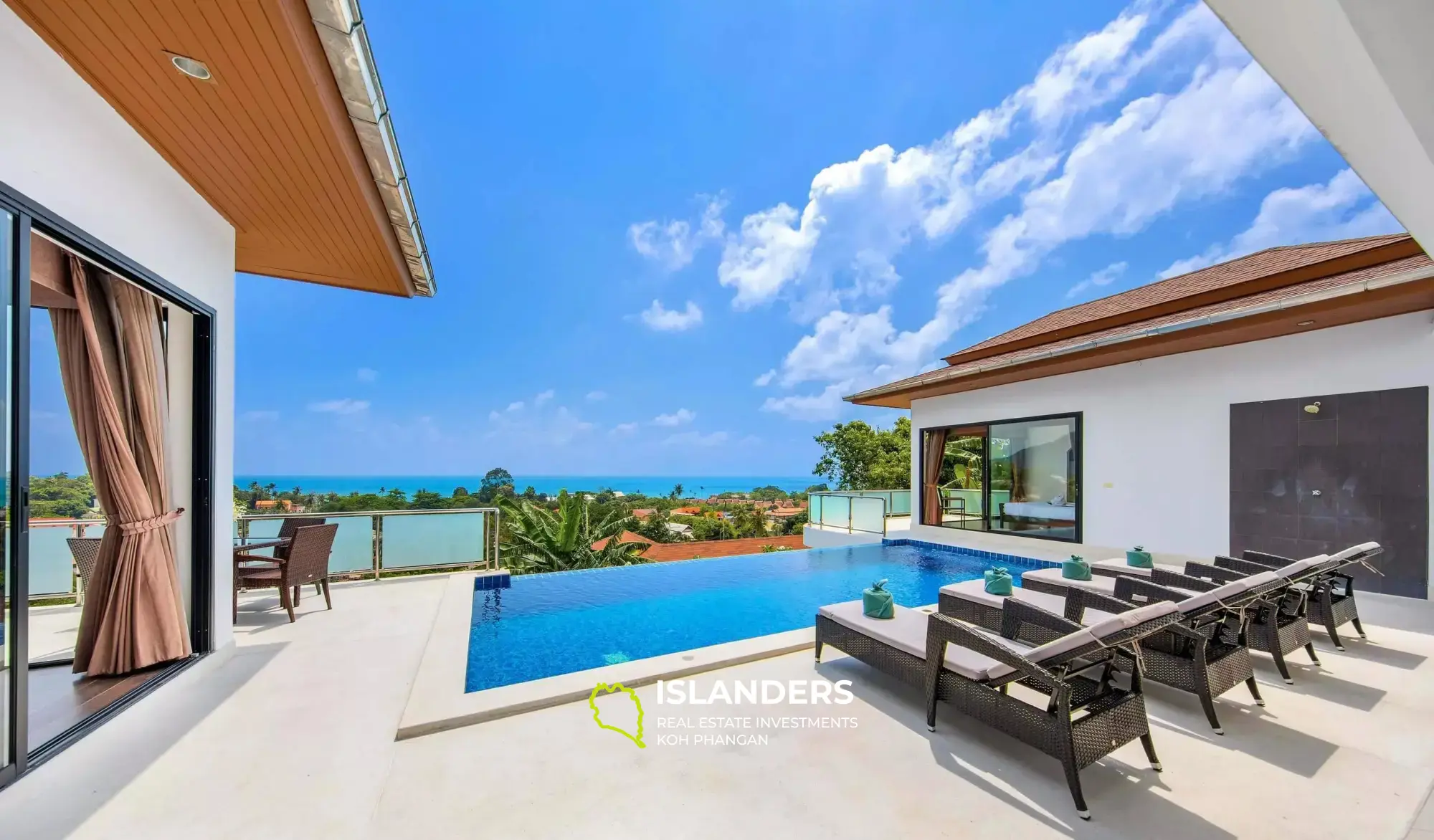 Immense, 4 chambres, 4 salles de bains Lamai Seaview Pool Villa