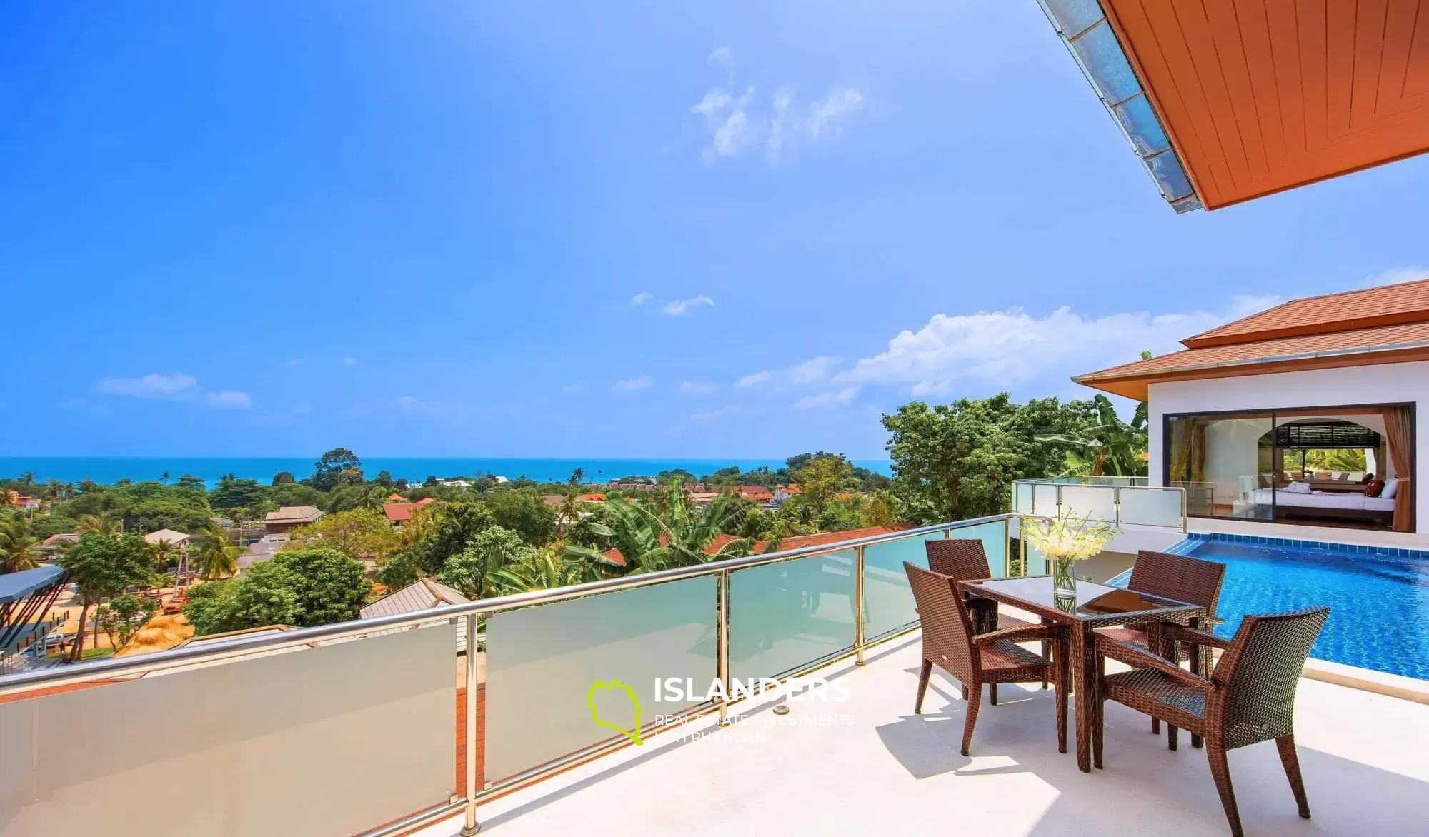 Immense, 4 chambres, 4 salles de bains Lamai Seaview Pool Villa