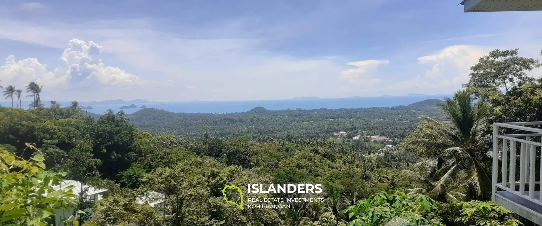 Große Villa mit Meerblick in 12 Rai Land in Lipa Noi