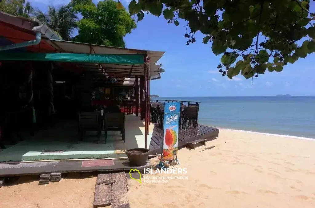 Beach Land 6 Rai mit Haus zum Verkauf in Mae Nam