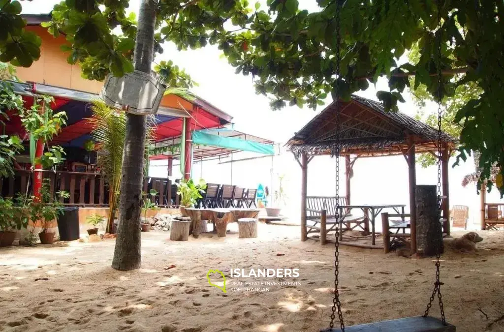 Beach Land 6 Rai mit Haus zum Verkauf in Mae Nam