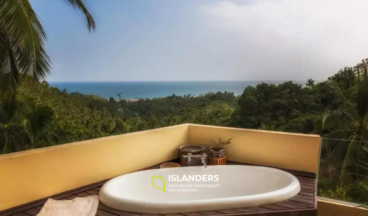 Superbe villa près de Lamai avec vue sur la mer