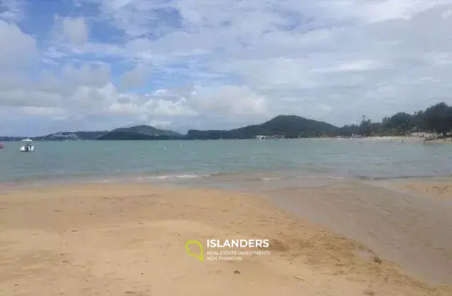 Terrain Avec Vue Sur Le Canal Et La Mer à Mae Nam