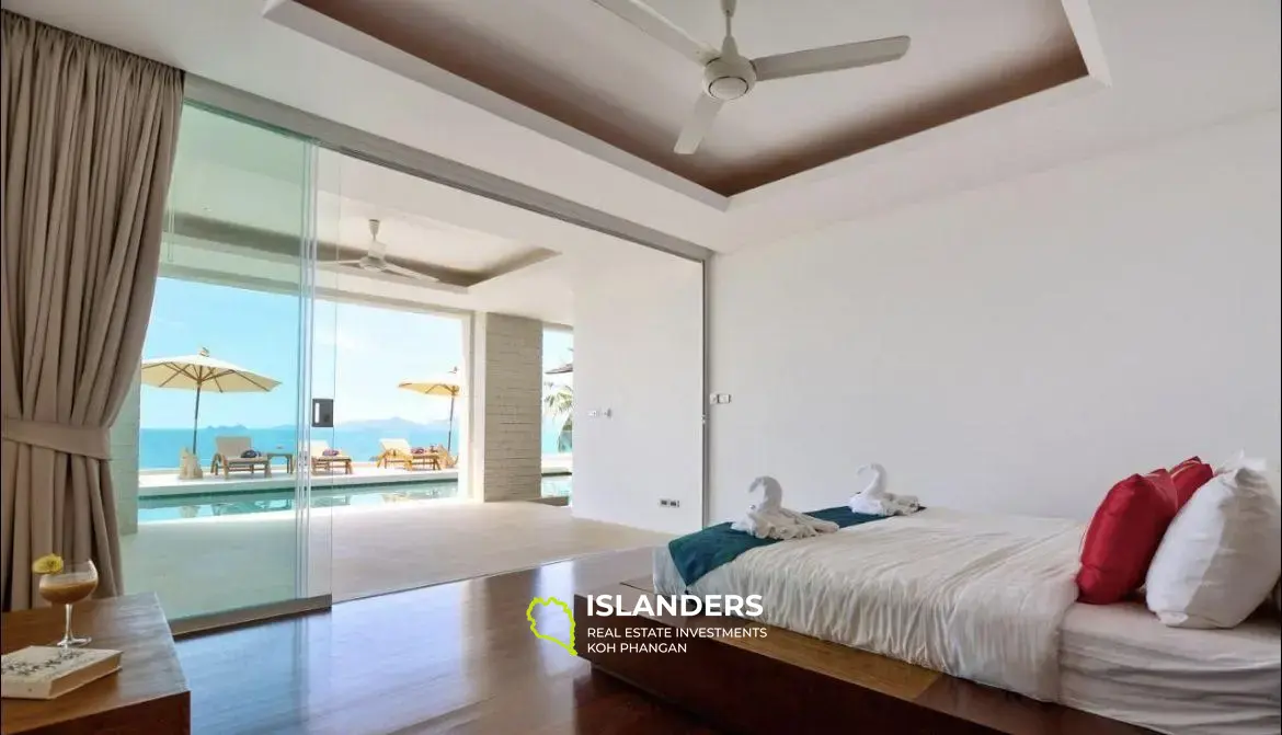 Panoramic Sea View Villa in Bang Por for Rent