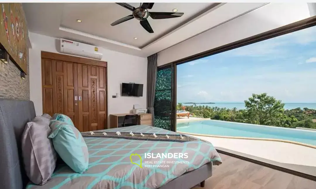 Villa de luxe de 3 chambres avec vue sur la mer à Chaweng