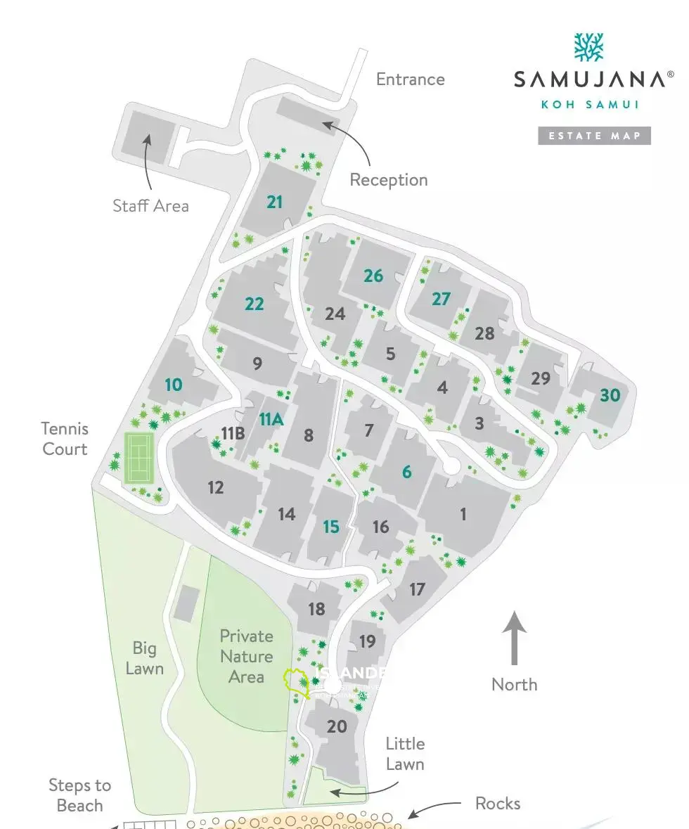 ขายวิลล่า 5 ห้องนอนที่ Samujana ในบ่อผุด