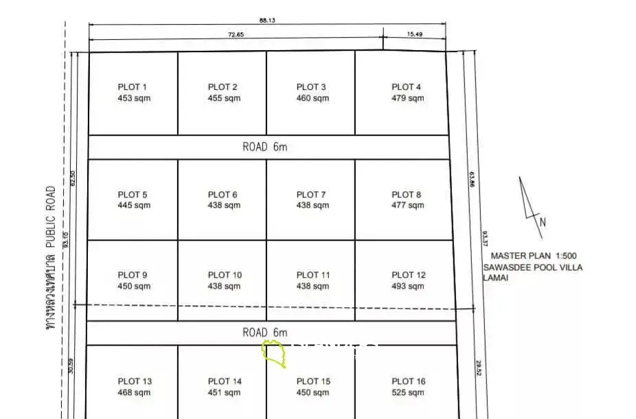 ขายวิลล่า 3 ห้องนอนที่ สวัสดี พูล วิลล่า - ละไม (Freehold)