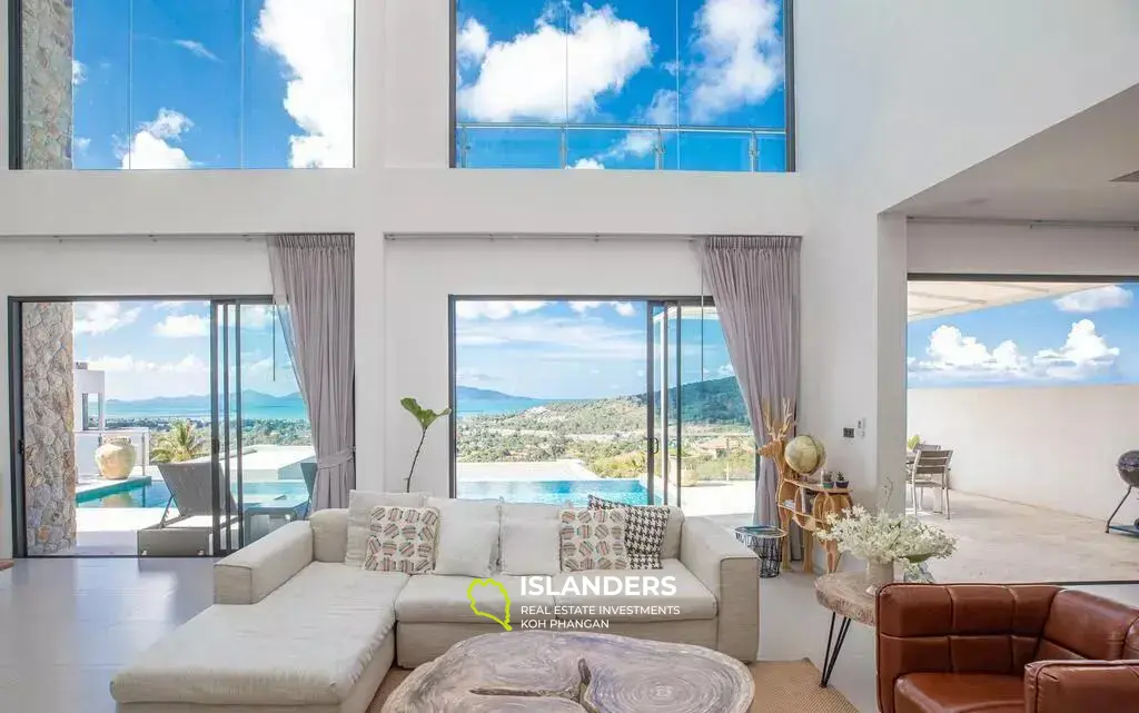 Stunning Views From This Huge 3-Bed Bophut Hill Pool Villa