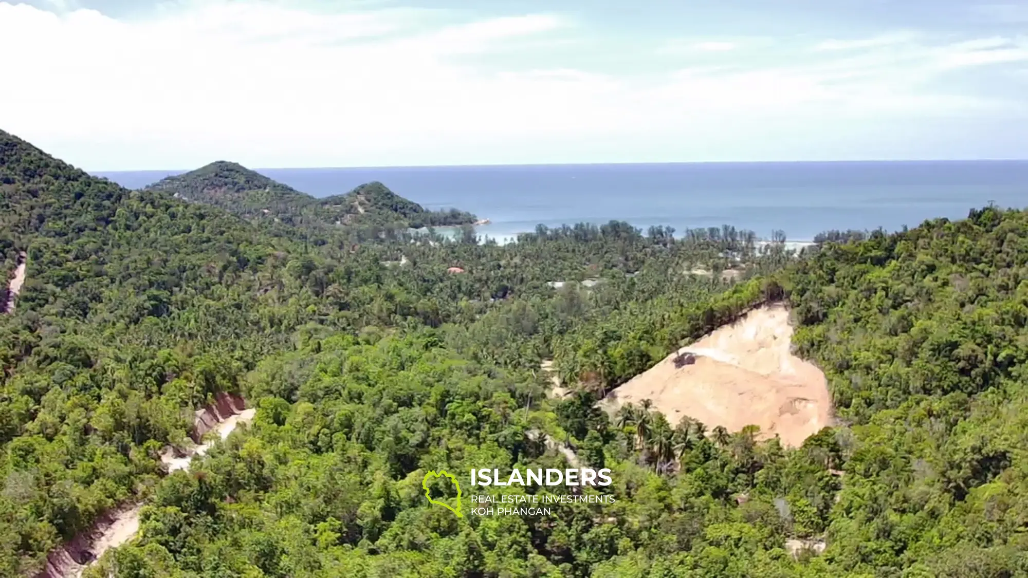 Terrain idéal pour votre projet. 48 Rai de Terrain, Vue Mer. Vente dans son ensemble. Région prospère de Chaloklum.