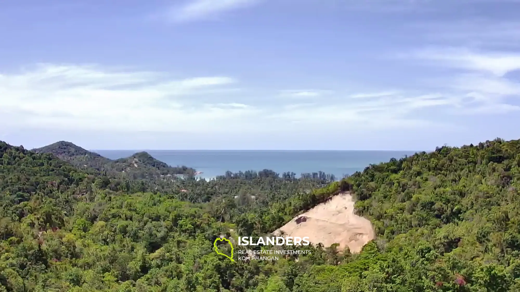 Terrain idéal pour votre projet. 48 Rai de Terrain, Vue Mer. Vente dans son ensemble. Région prospère de Chaloklum.