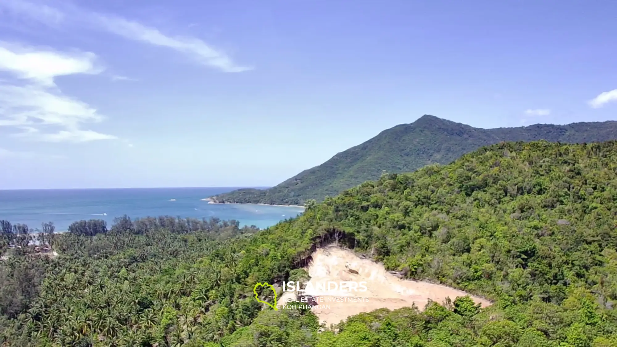 Terrain idéal pour votre projet. 48 Rai de Terrain, Vue Mer. Vente dans son ensemble. Région prospère de Chaloklum.