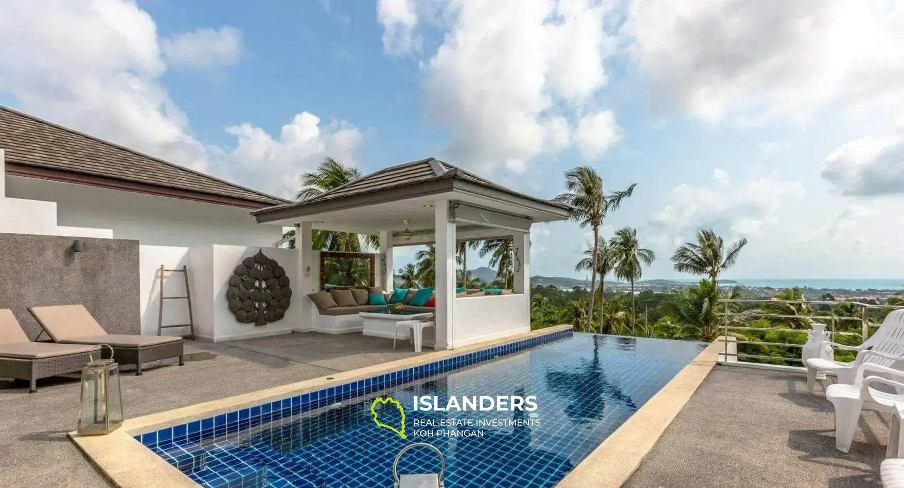 Modern 3-Bedroom Sea View Pool Villa in Chaweng