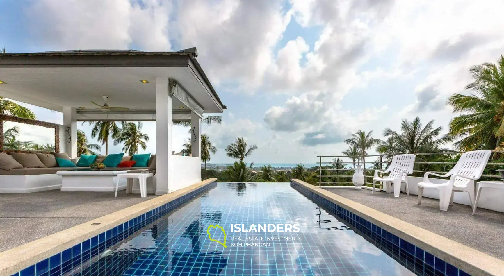 Modern 3-Bedroom Sea View Pool Villa in Chaweng