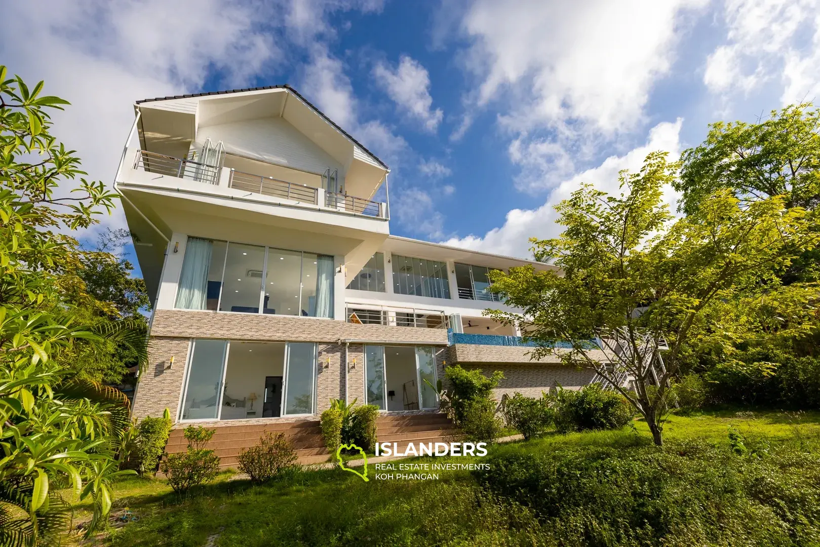 Villa 5 chambres avec piscine et vue mer. Région de Thongsala