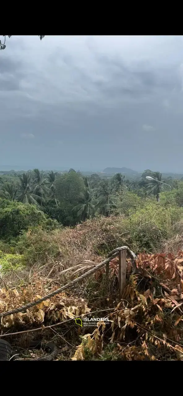 Land Parcel on Secret Mountain: Island Panorama at 4.5 million baht per Rai