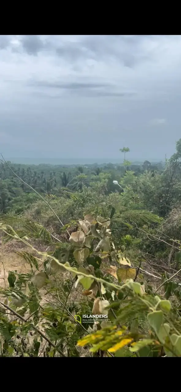 Parcelle de terrain sur Secret Mountain : Island Panorama à 4,5 millions de bahts par Rai