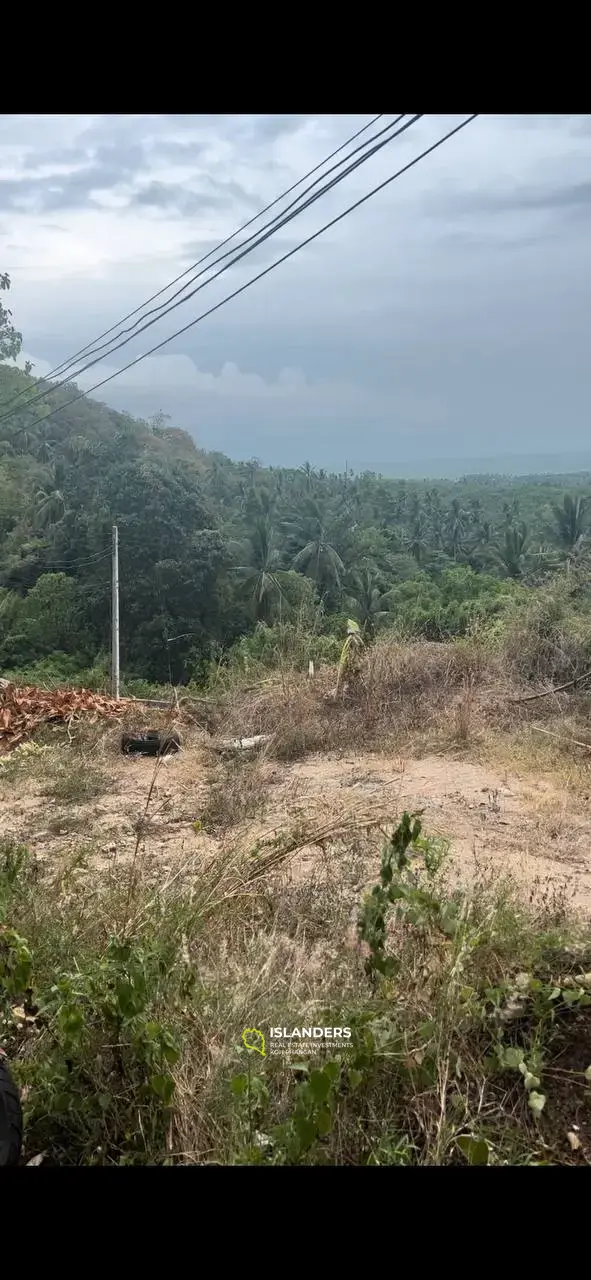 Land Parcel on Secret Mountain: Island Panorama at 4.5 million baht per Rai