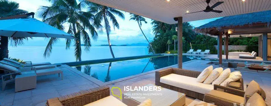 6 Schlafzimmer Sunset Beachfront Villa in Plai Laem zu verkaufen