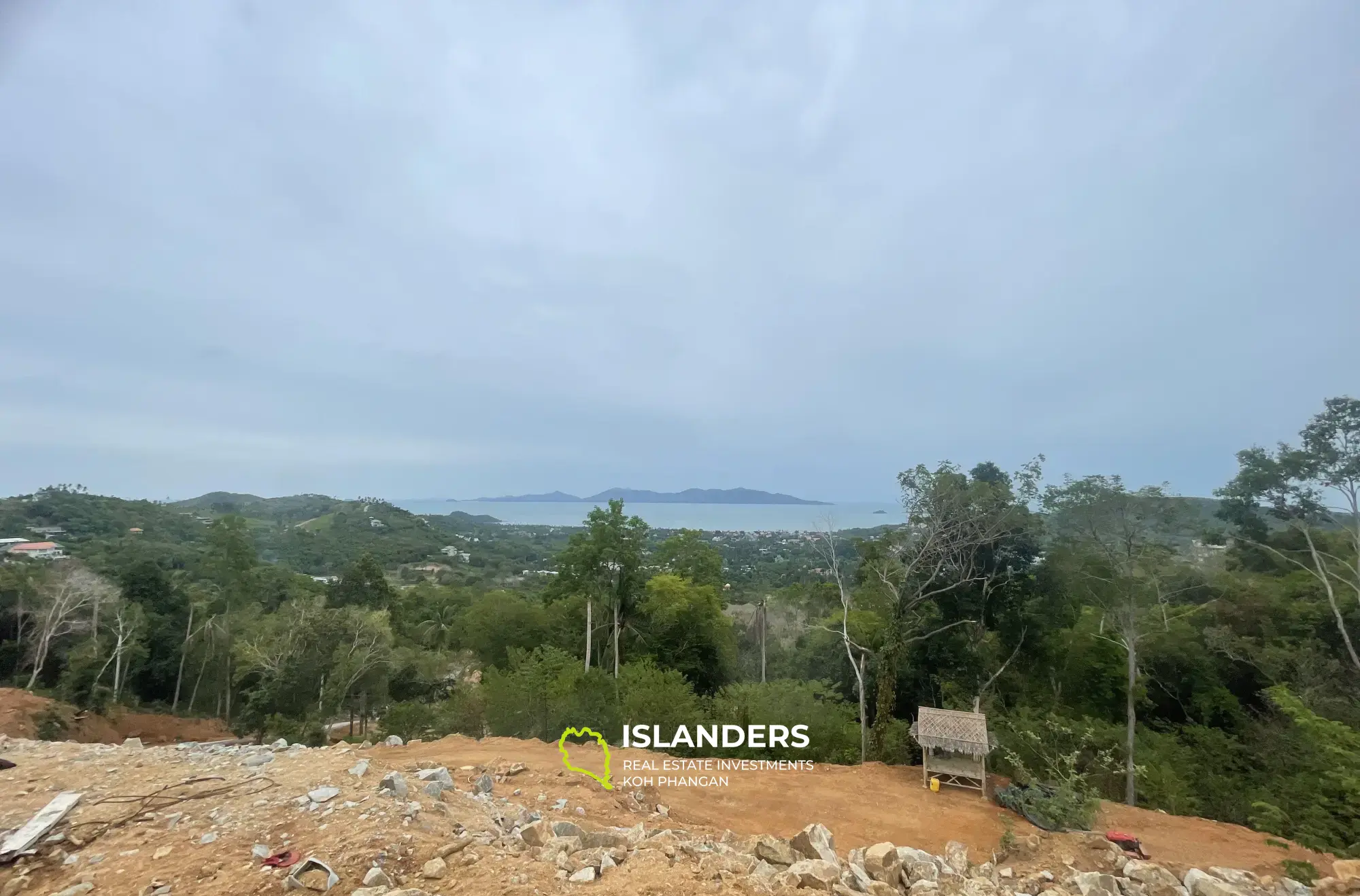 1 Rai Stunning Sea View Land Bophut for Sale 