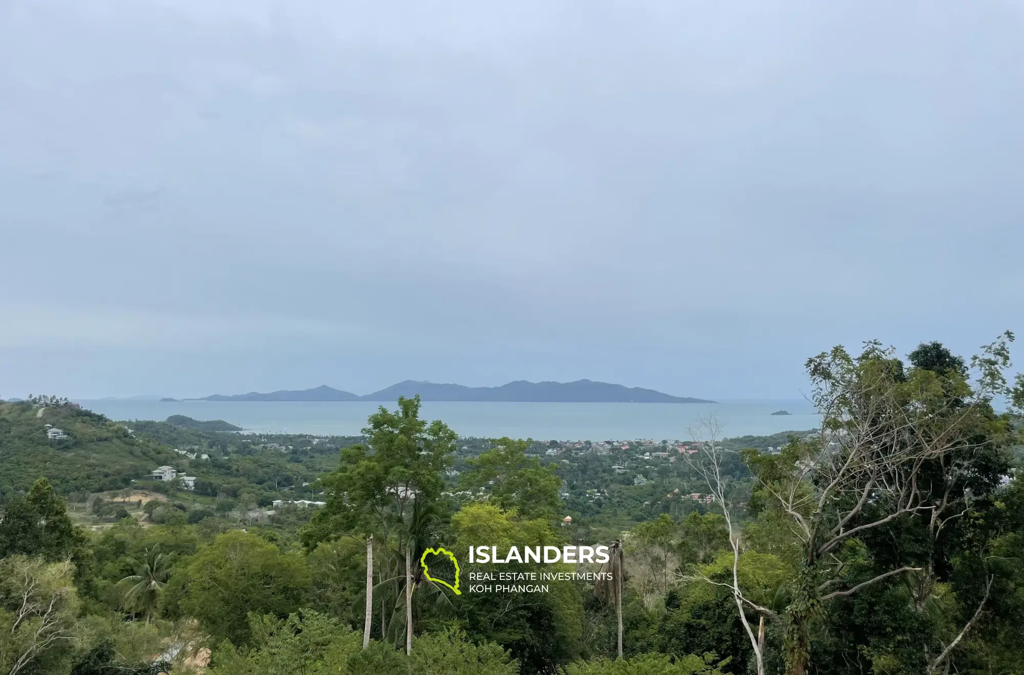 1 Rai Superbe terrain avec vue sur la mer à Bophut à vendre