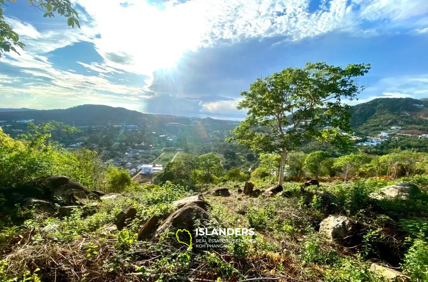 Superbe terrain avec vue sur la mer à Bo Phut à vendre