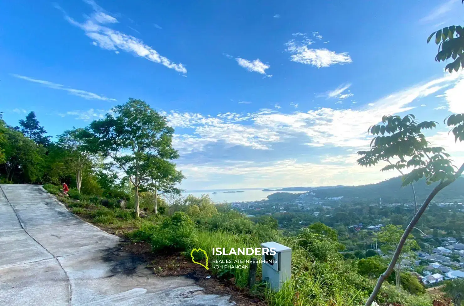 Superbe terrain avec vue sur la mer à Bo Phut à vendre