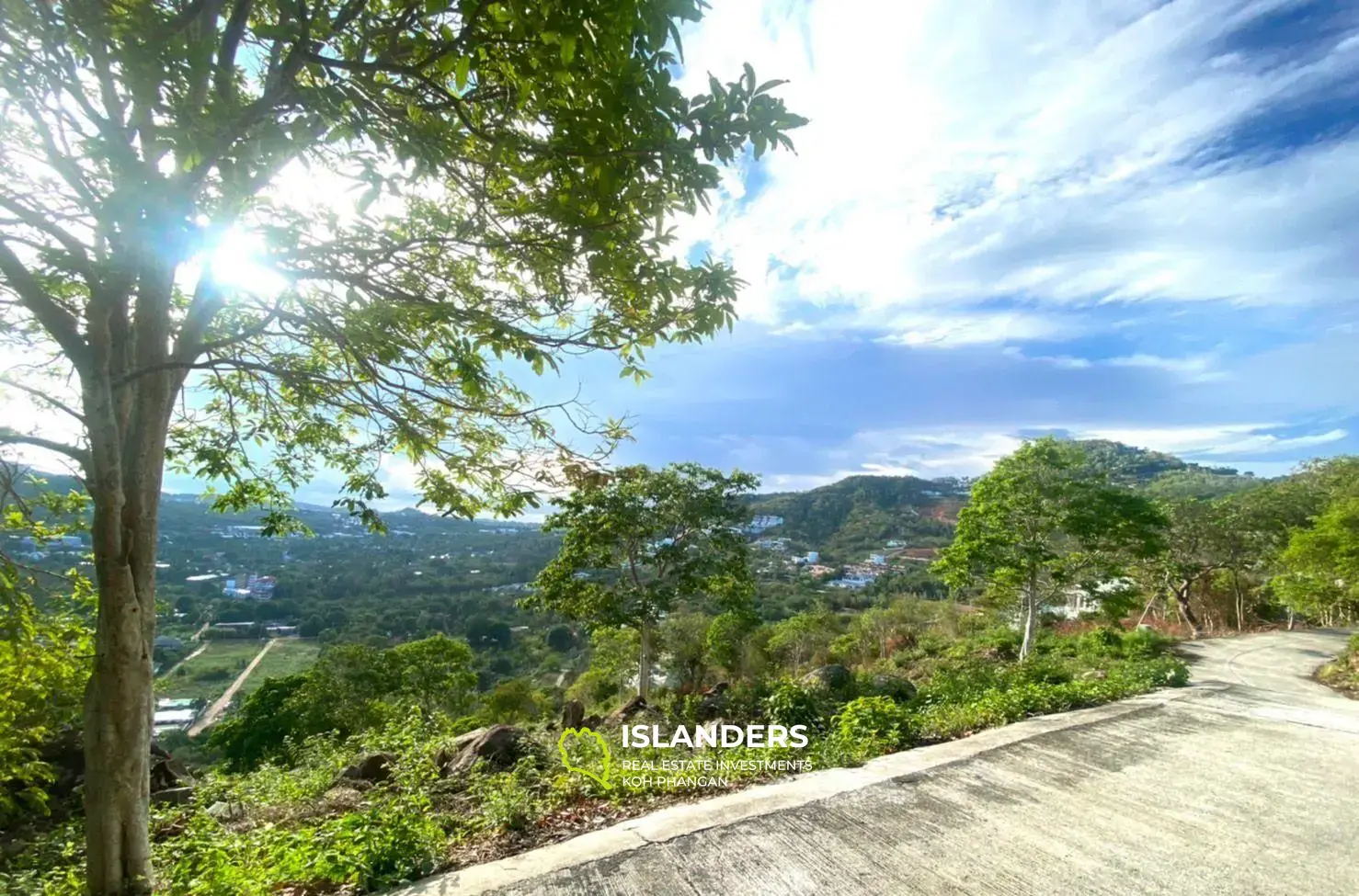 Superbe terrain avec vue sur la mer à Bo Phut à vendre