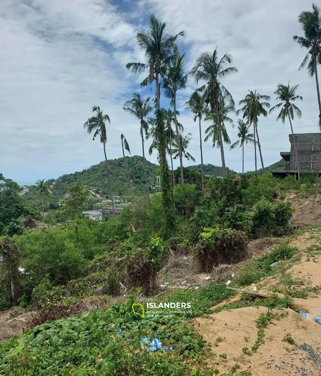 Chaweng Noi Terrain avec vue sur la mer à vendre