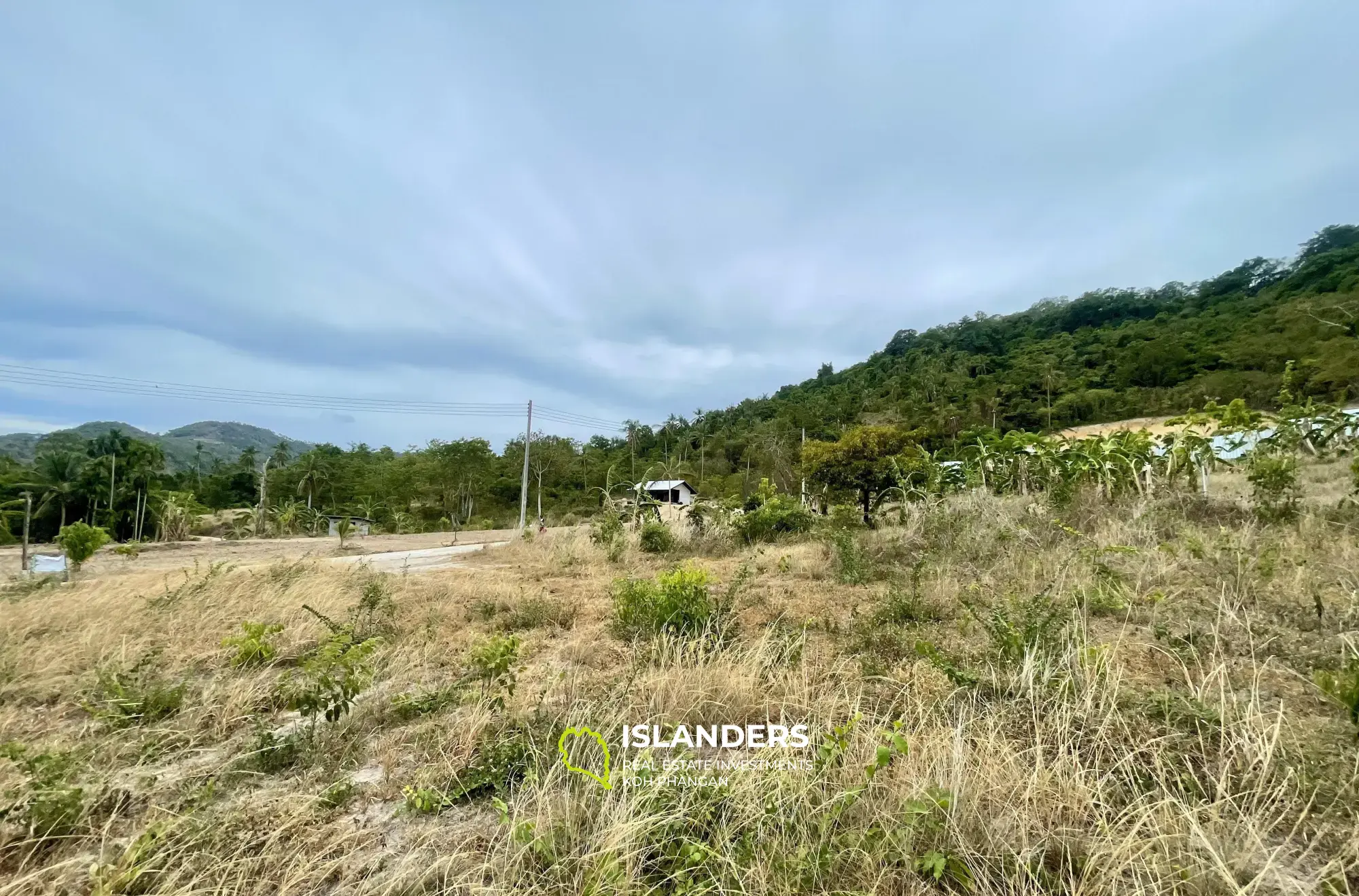 400 M². Terrain plat avec vue sur la montagne à Mae Nam à vendre