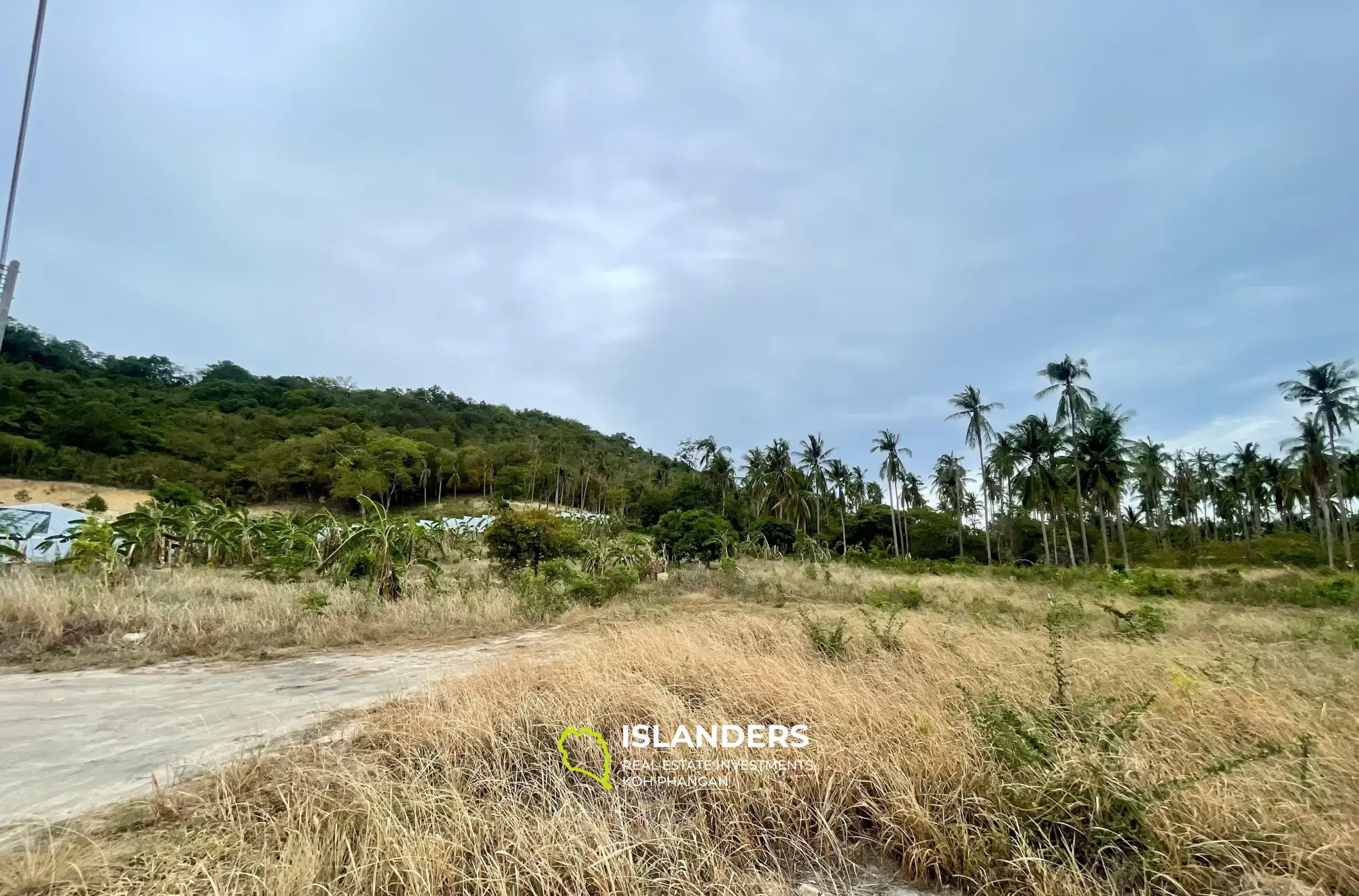 400 M². Terrain plat avec vue sur la montagne à Mae Nam à vendre