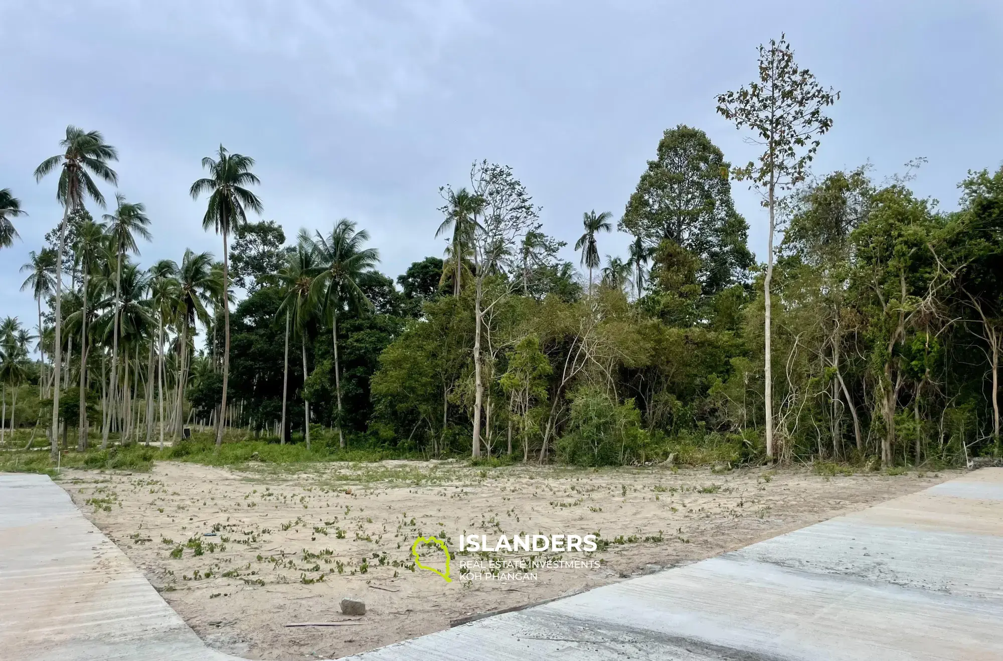 1.010 m² großes, flaches Grundstück mit tropischer Aussicht in Mae Nam