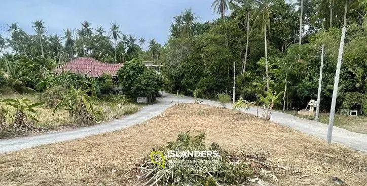 495 qm. Grundstück mit Gartenblick in Ban Tai zu verkaufen