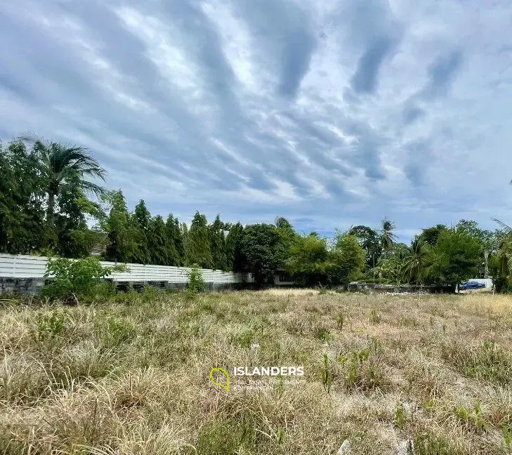 1.362 m². Flaches Grundstück mit Gartenblick in Mae Nam zu verkaufen