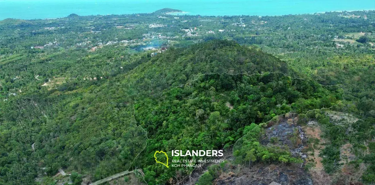 20 Rai Land in the West of Samui for Sale 