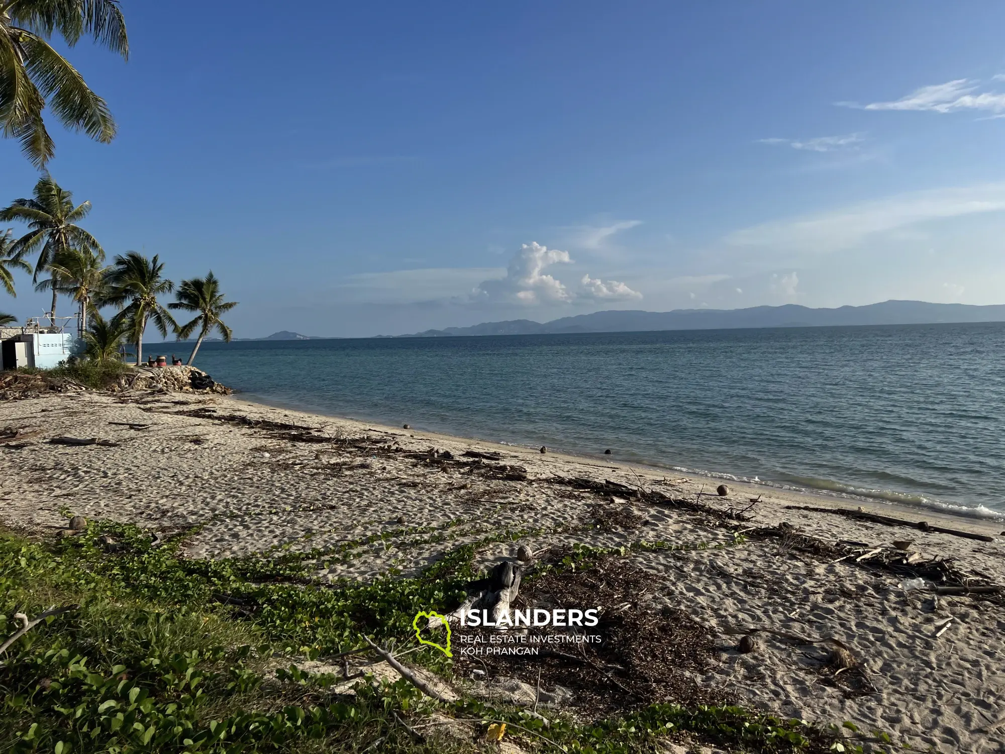Beachfront land in Bantai, Koh Phangan with Views to Koh Samui"