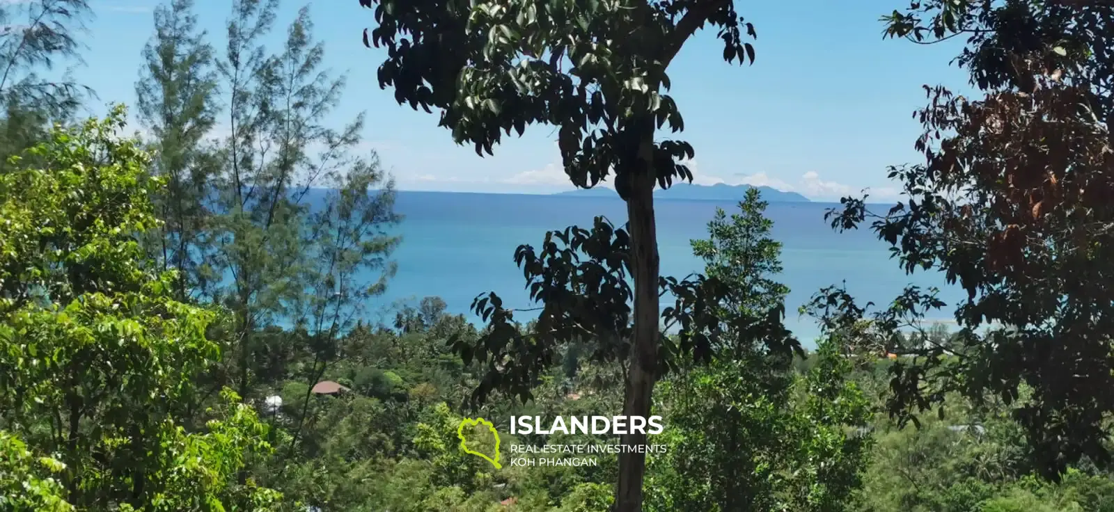 Secluded Land with Sea and Mountain Views in Chaloklum Bay