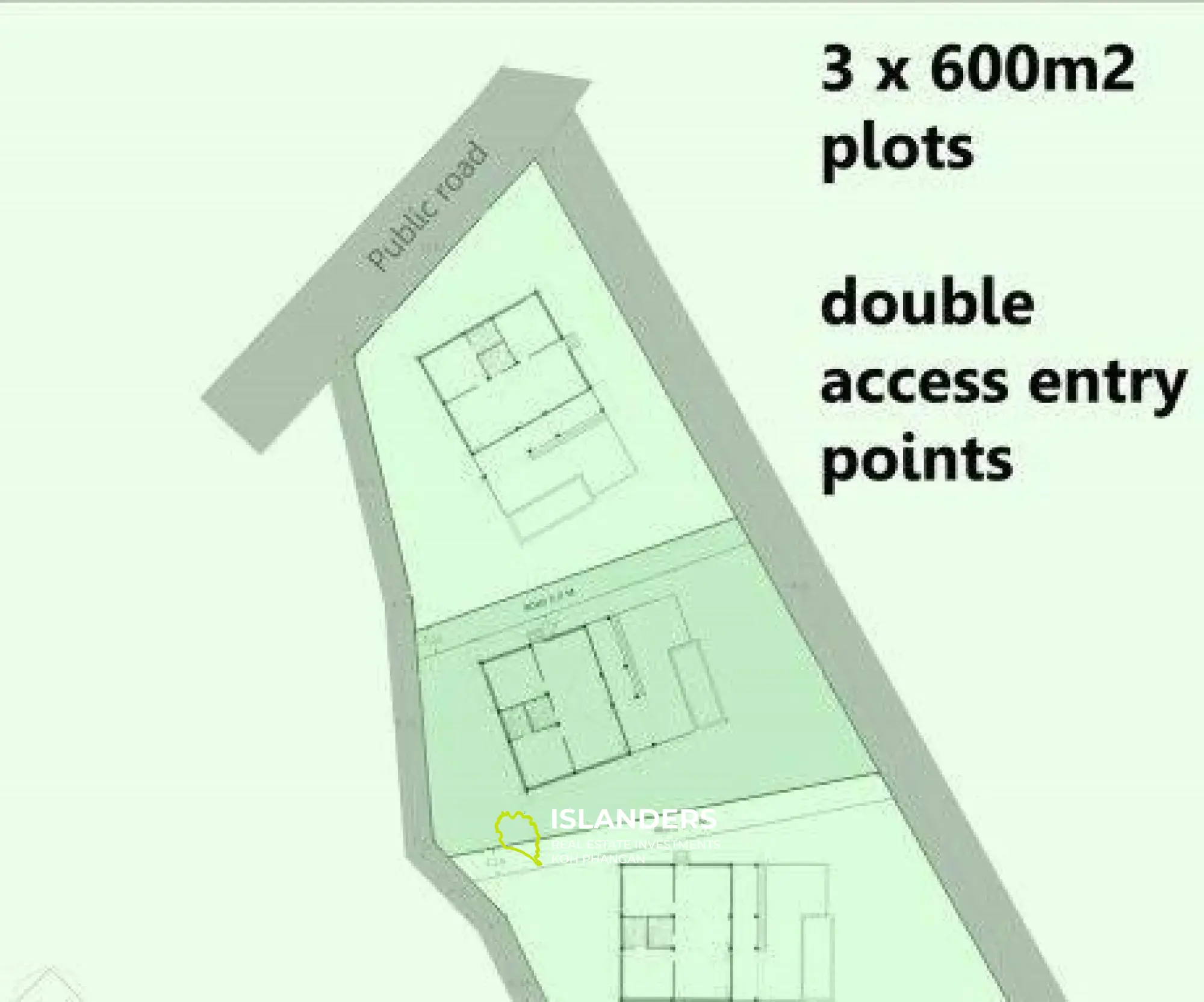 Projet de villa avec 2 chambres et 2 salles de bains sur Coconut Lane