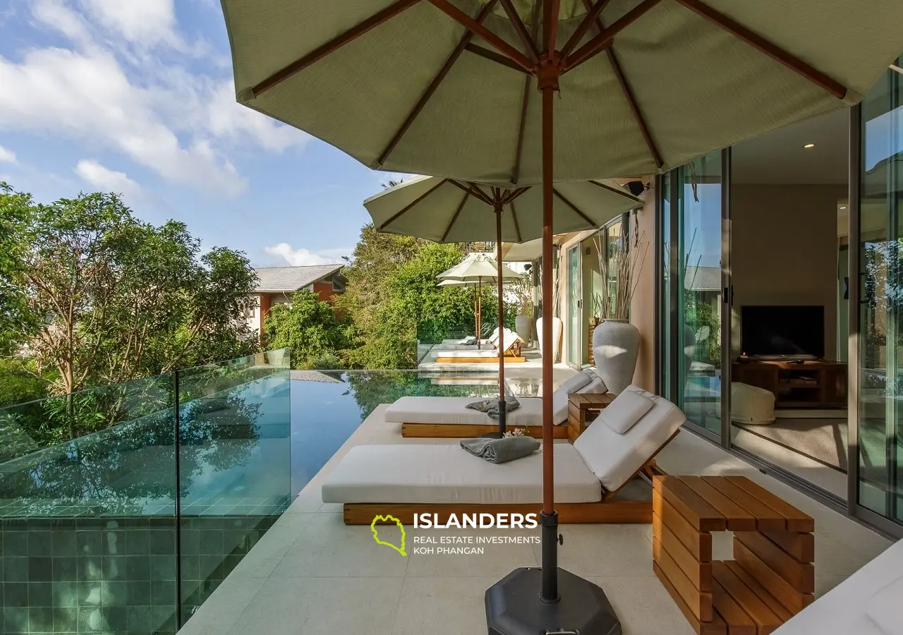 Balinese-Inspired 3 BR Private Pool Villa on Haad Salad