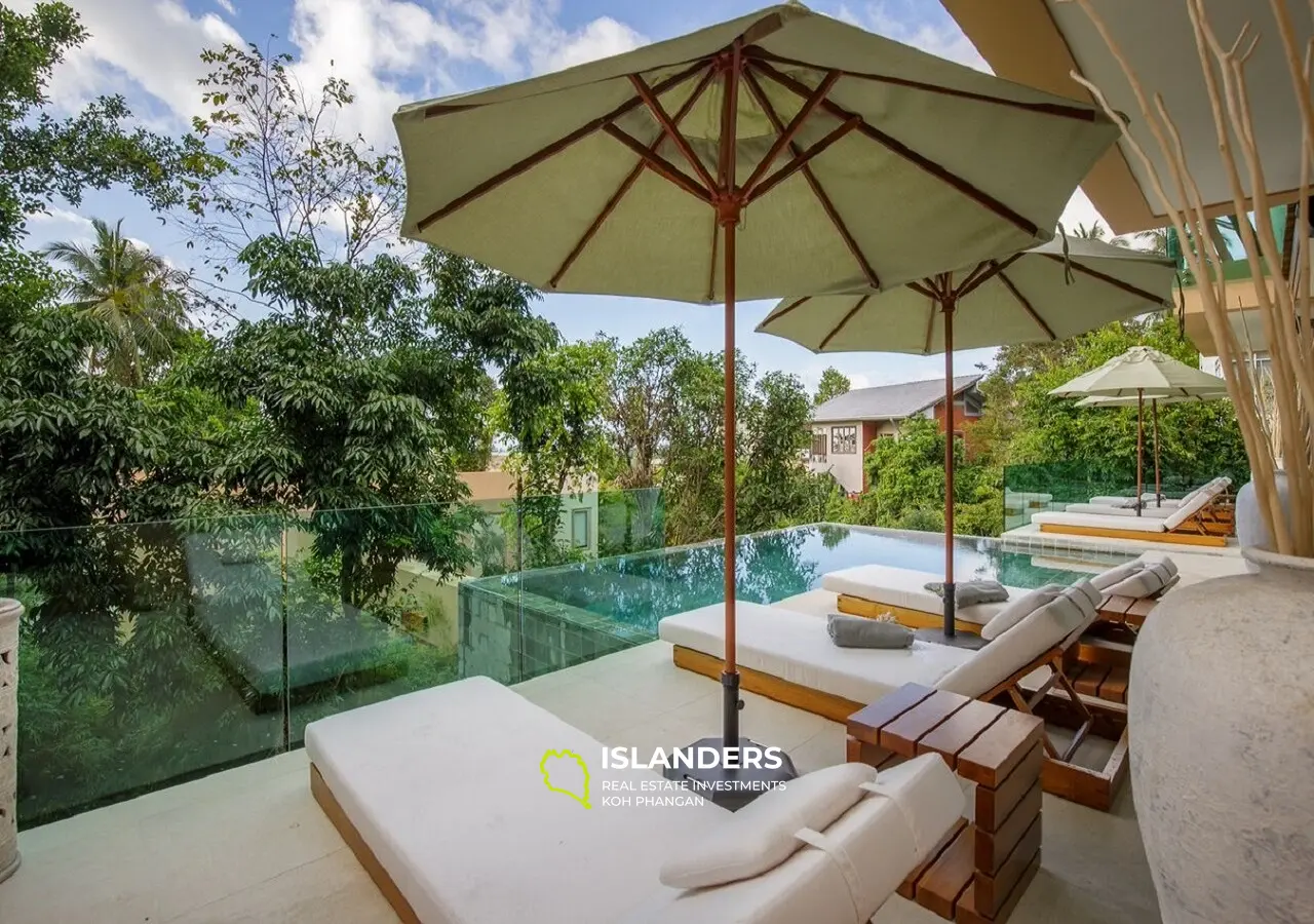 Balinese-Inspired 3 BR Private Pool Villa on Haad Salad