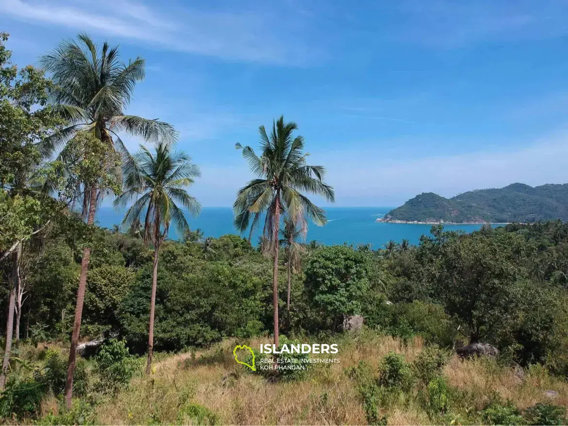 Terrain avec vue spectaculaire sur la mer à Tong Nai Pan Noi