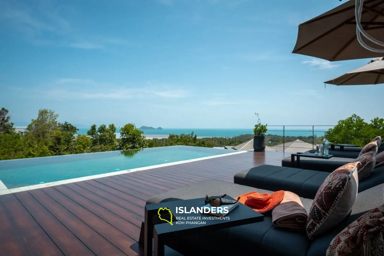 Elegant 3BR Sea View Villa on Sunset Side