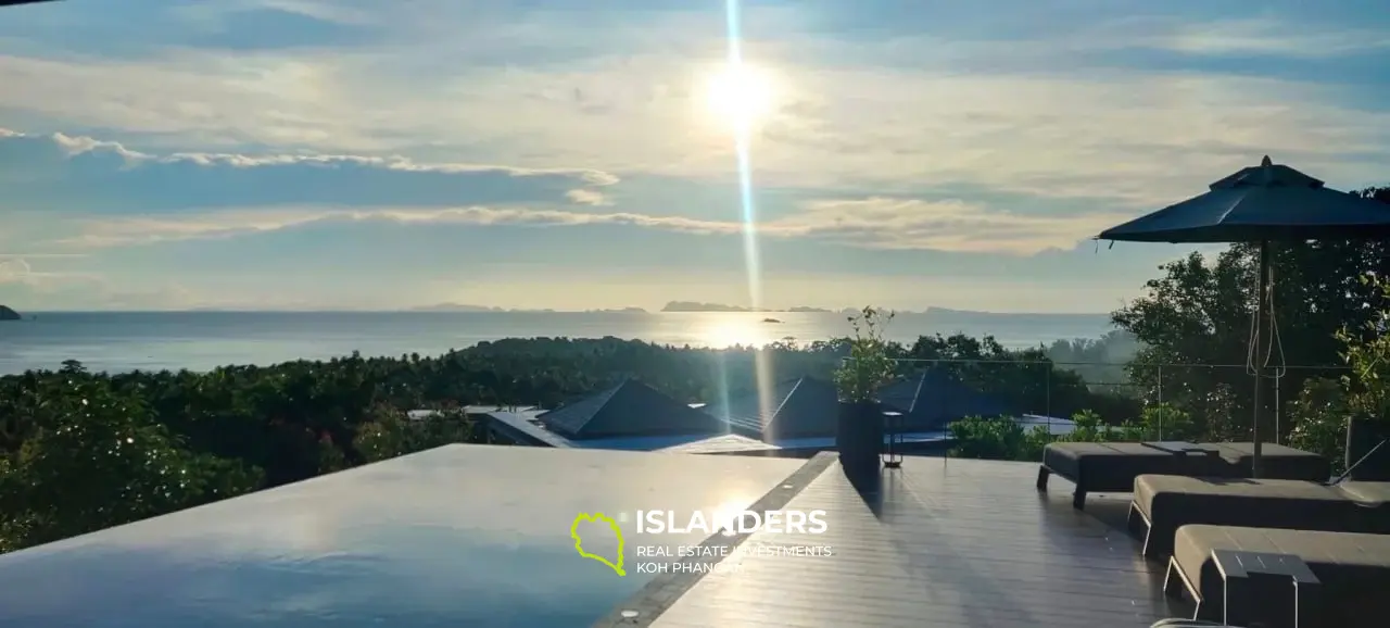 Élégante villa 3BR avec vue sur la mer côté coucher de soleil