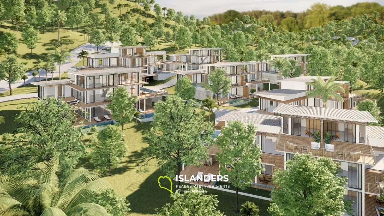 Beaux appartements Chalokum en bail dans une forêt de palmiers 120m²