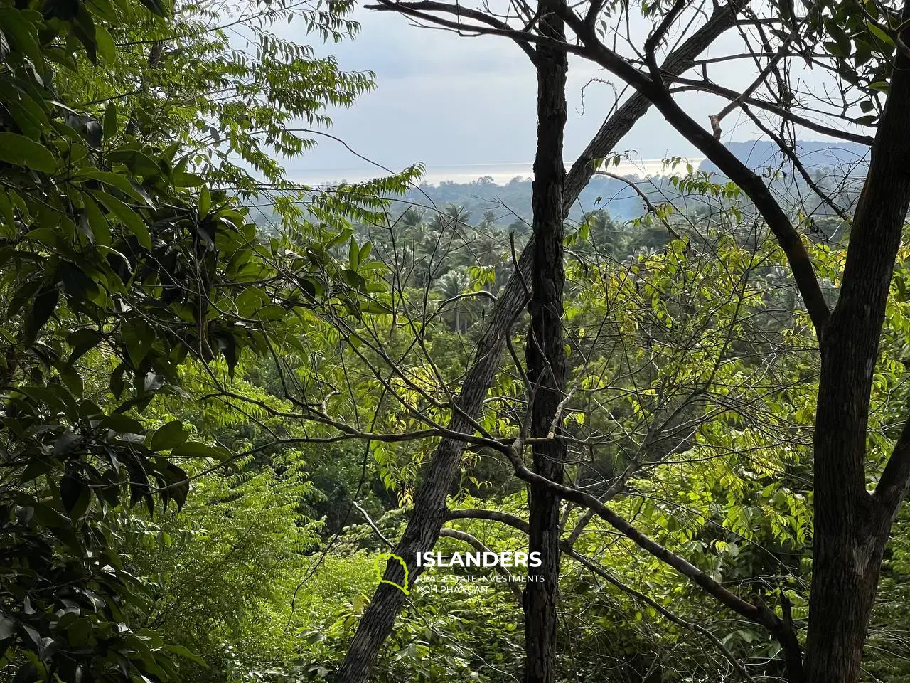 Parcelles uniques avec vue sur le coucher de soleil à Baan Nai Suan - Maduawan, Koh Phangan